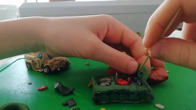 Танк Т-72 из пластилина. Как слепить. смотреть онлайн