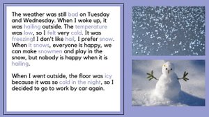 🌦 THE WEATHER ☀ Beginner English Listening Practice A1