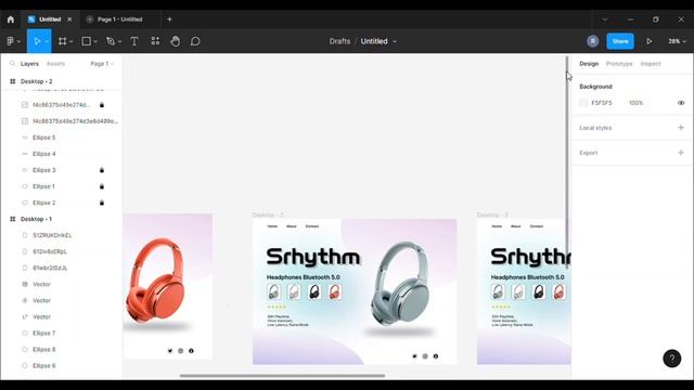 Headphone Website Design in figma (part-2) Prototype | Prototyping in figma #figma #prototype #uxui