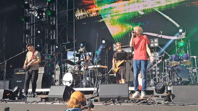 Группа Мультфильмы-ЯДЫ,на третьем музыкальном фестивале Рокштад в парке Остров фортов.02 09 2023 г,