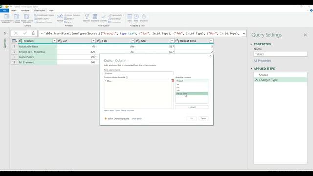 [Power Query] Repeat Row N Times смотреть онлайн