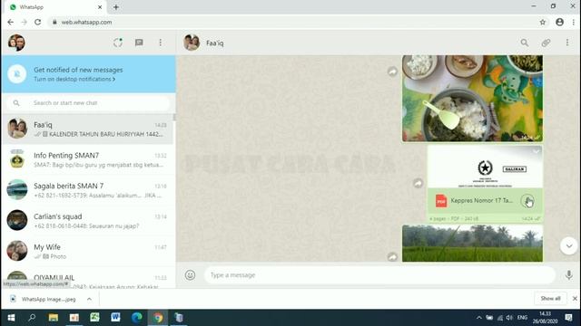 Cara Copy Data HP ke Laptop Via Whatsapp смотреть онлайн
