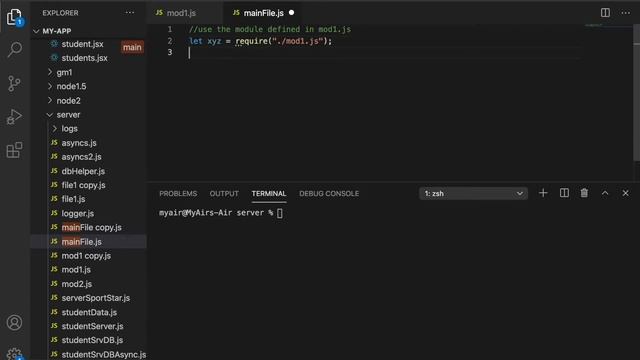 Node.js Tutorials #1 - Starting with Node - First Node.js code, modules, exports