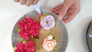 Заморозка цветов из белкового крема. Белково-заварной крем. Что будет после ЗАМОРОЗКИ?