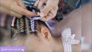 TRENZAS CON KANEKALON PARA NIÑAS / #braids #hairstyle #peinados