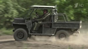 Проверку боем на передовой успешно проходит новейший армейский вездеход "Буря"