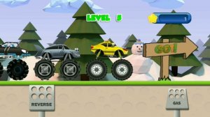 Детские игры/Играем в гонки/Monster track/Быстрые машины