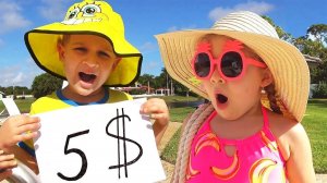 Diana and Funny Stories With Toys