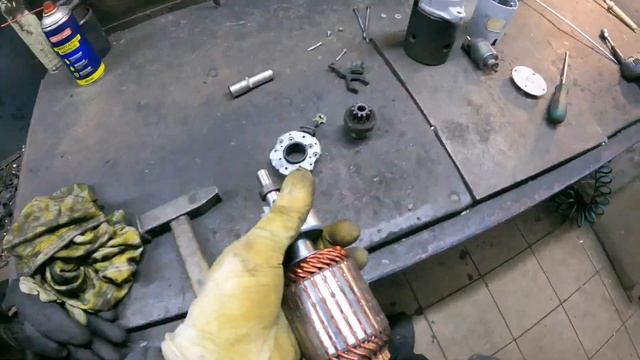 Ремонт стартера HYUNDAI Accent Хюндай Акцент 1.6 смотреть онлайн