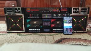 Двухкассетный магнитофон Osaka GE-389D Fm Aux