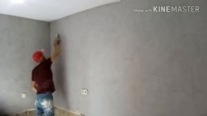 Нанесение микроцемента