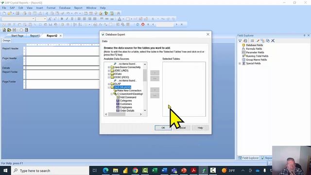 How to connect to your data using SAP Crystal Reports - Access, Excel, ODBC database смотреть онлайн