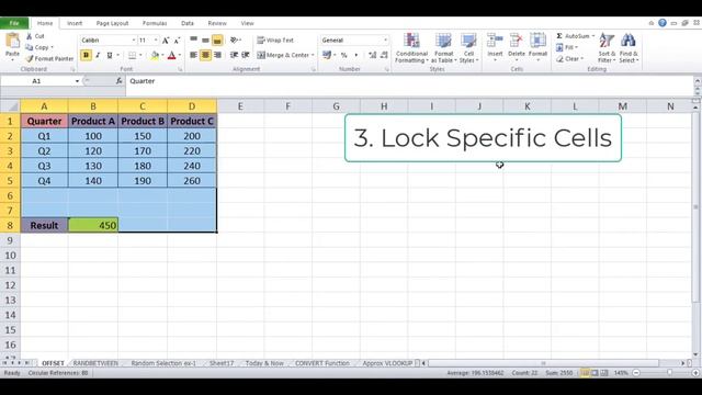 Secure your Data in EXCEL 2023 | Lock Cells and Worksheets