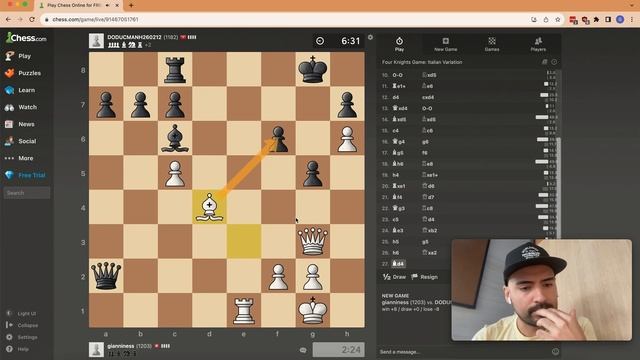 Day 103: Journey to 2000 ELO (Chess Games) - Playing chess in a train station