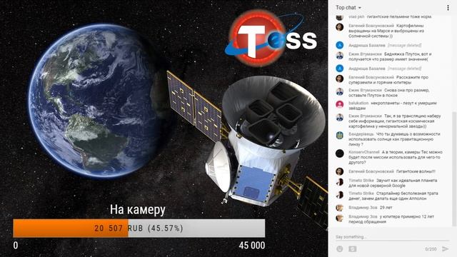 TESS/ЗАПУСК (СОВМЕСТНО С НЕВИДИМЫМ РОЗОВЫМ ЕДИНОРОГОМ) смотреть онлайн