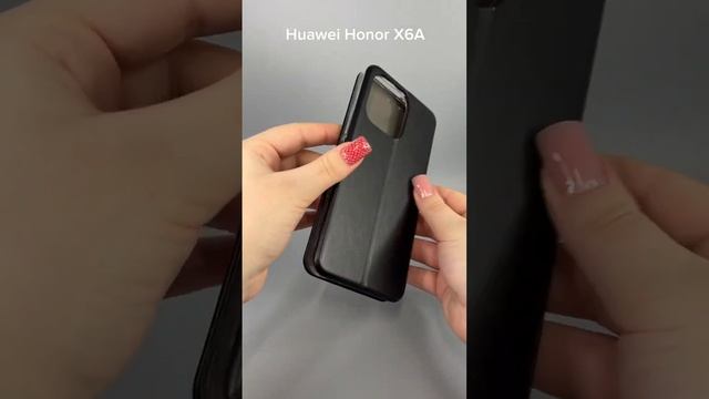 Чехол книжка Winshell Book для Huawei Honor X6A (черный) - Мобильные Штучки.