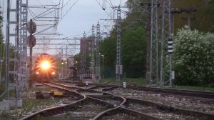 Тепловоз 2ТЭ116-1042 на о.п. Китсекюла и Ярве / 2TE116-1042 passing Kitseküla and Järve