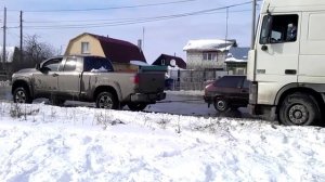 Тойота тундра тянет грузовик