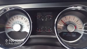 Ford Mustang V6 3.7 309 PS 0-100 km/h acceleration