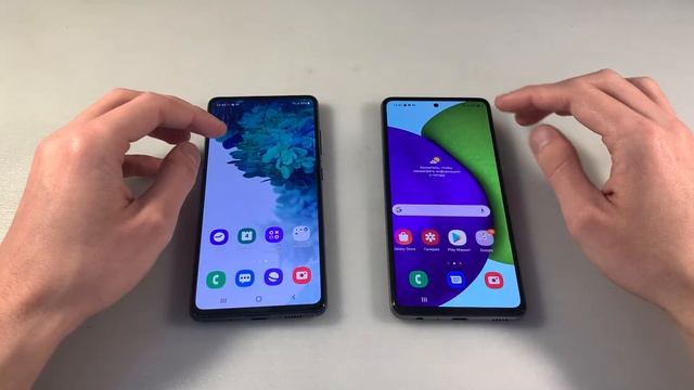 Samsung Galaxy A52 vs Samsung Galaxy S20 FE смотреть онлайн