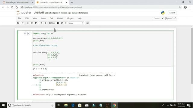 7| Python NumPy Tutorial | NumPy Array | Python Tutorial For Beginners | Python Training | M-TechSo