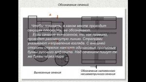 8-9кл черчение "Правила выполнения сечений"