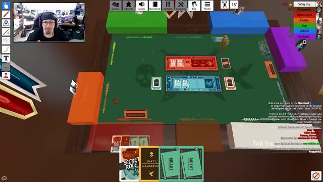 Die "Blaue" ist weg - ♠ Tabletop Simulator: Secret Hitler ♠ смотреть онлайн