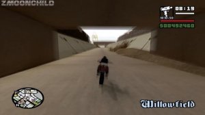 GTA San Andreas - Gray Imports with a motorbike - C.R.A.S.H. mission 2