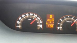Speed Test Toyota Ractis Разгон с 0-160 1.3 2sz-fe передний привод