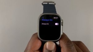Apple Watch Ultra: How To Enable / Disable Always On Display