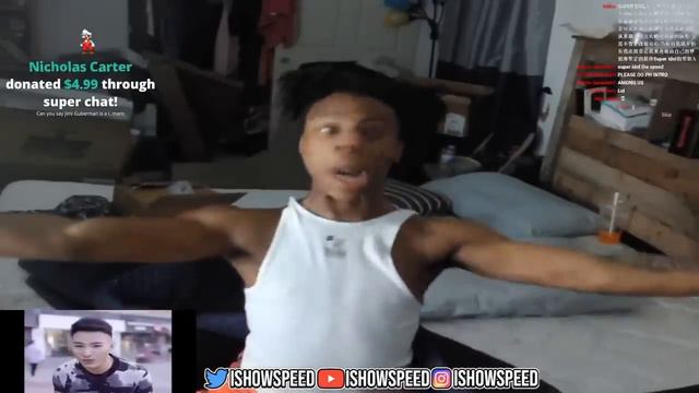 Funny moments in Sleep stream - Ishowspeed смотреть онлайн