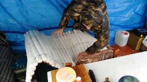 Путешествие на катамаране по Серебрянскому водохронилищу.