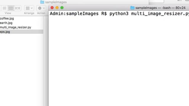 Multi-Image Resizer Demo (Python) смотреть онлайн