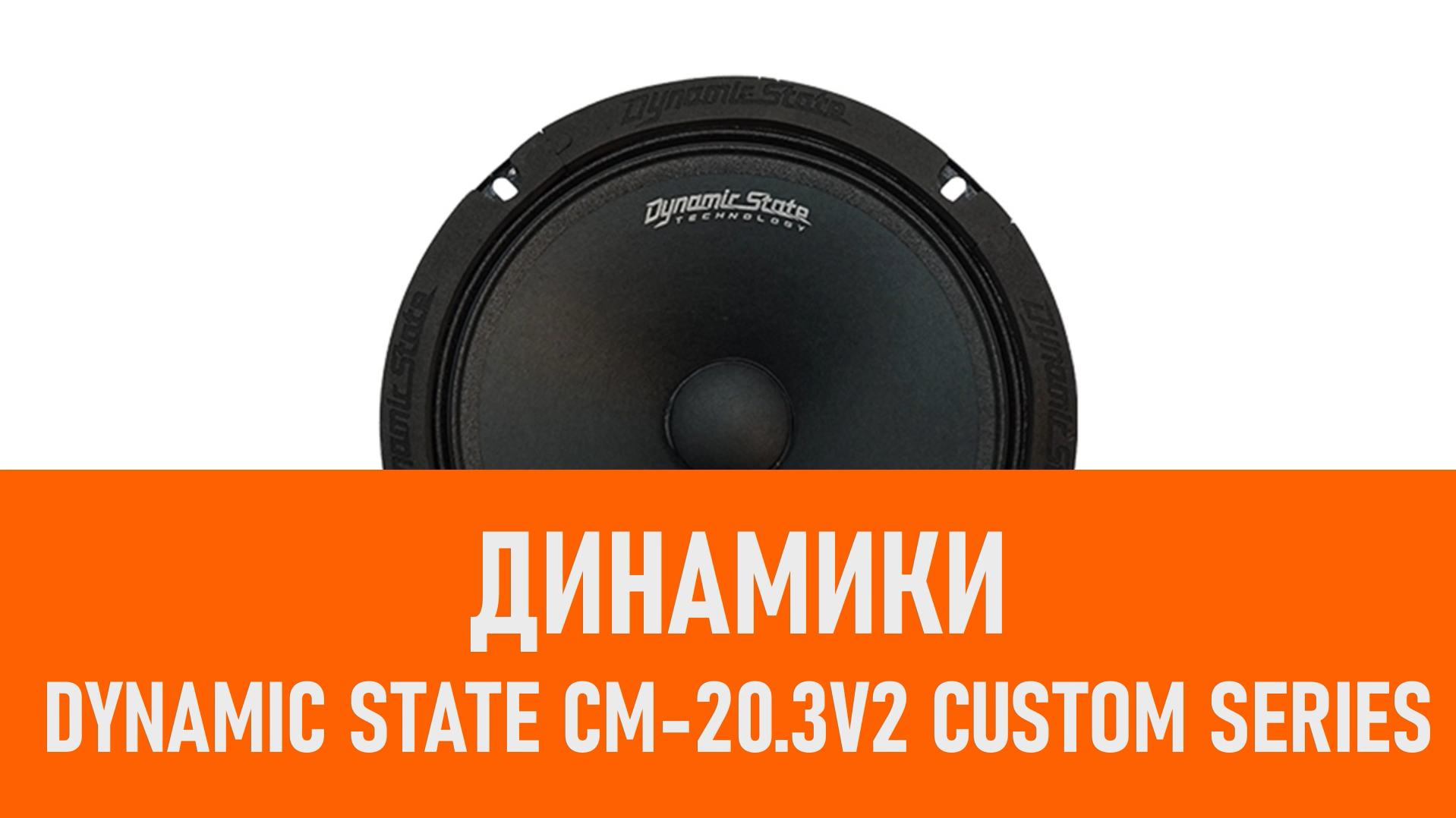 Распаковка динамиков Dynamic State CM-20.3v2 4OHM CUSTOM Series