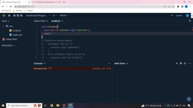 3)Control flow(if-else-if ,switch ,error handling) |Javascript for Web Development | JK CoDEVERSE