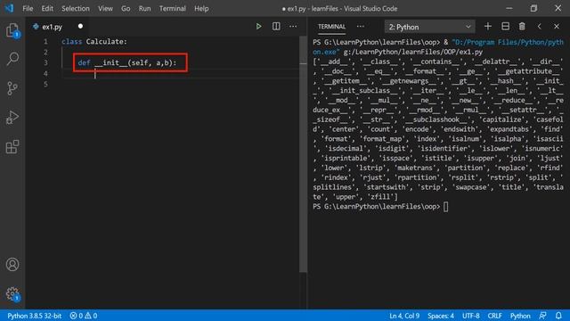 12. Learn Python -  Object Oriented Programming Part - 02 #constructor