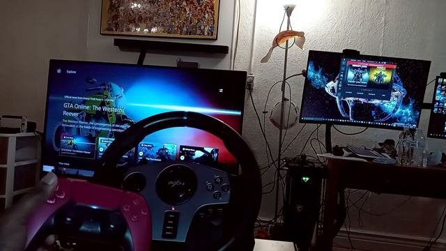PXN V9 Wheel Not Compatible With  PS5 Duel Sense Controller