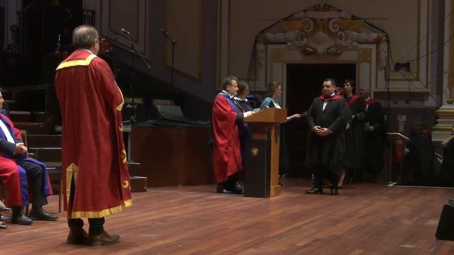 Crossing the stage during my master's graduation ceremony смотреть онлайн