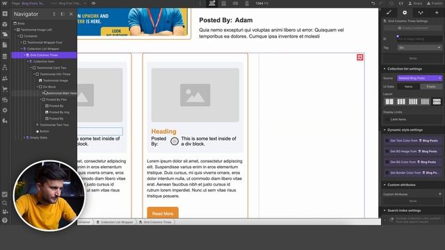 Create Related Blog Posts with CMS - Advanced Webflow Course | C7