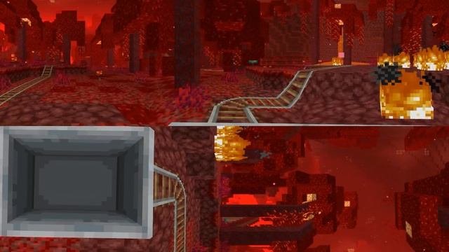 Nether Adventure - 360° Minecraft Roller Coaster [VR] 4K 60FPS Video