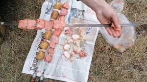 шашлык из лёгких свиных