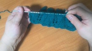 Листочки цветочки в ажуре! Вязание узоров спицами