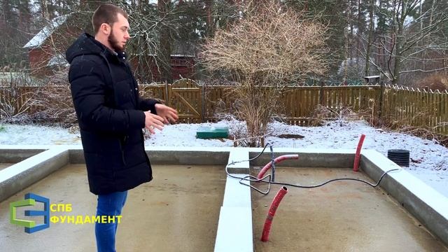 Фундамент плита с ростверком в Лосево / СПБ Фундамент смотреть онлайн