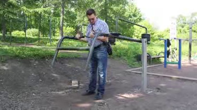 МВ 7.28 Тренажер уличный БИЦЕПС (встроенная регулируемая нагрузка до 50 кг)