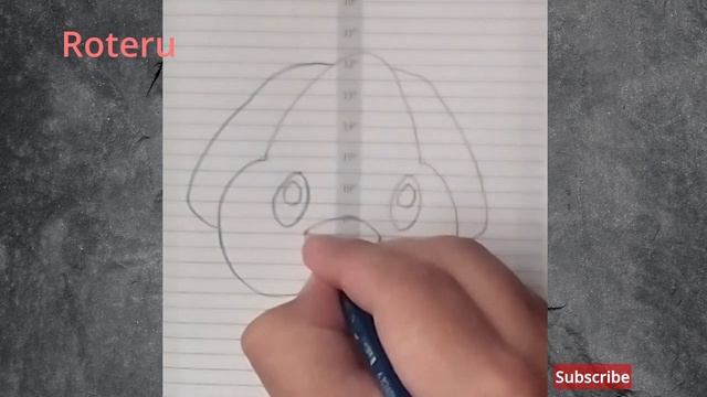 How easy to draw emoji - the puppy  / Как легко нарисовать эмодзи обаятельного собаки пса  пёселя