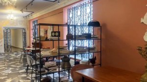 КРАСИВОЕ КАФЕ с АНТИКВАРНОЙ  МЕБЕЛЬЮ в МУЗЕЕ