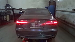 Тюнинг выхлопной системы Audi A8 4D 4 литра