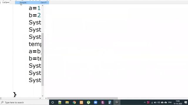 [class #32 ] Java Practical explain Swapping(exchange) of two numbers | GSEB HSC Computer Subject смотреть онлайн