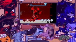 The exes react to Instigation | Gacha Club | Fatal Error Vs. Cyclops | Reaction