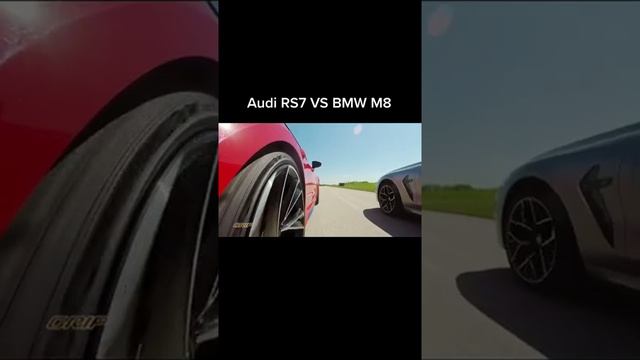 Audi rs7 vs bmw M8 #audi #bmw #vs